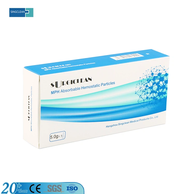 Polvo hemostático absorbible