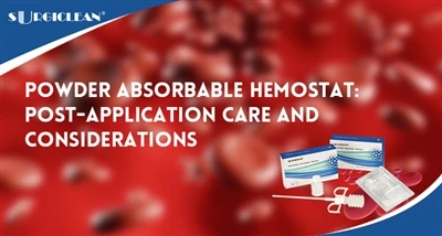Hemostato absorbible en polvo: cuidado y consideraciones posteriores a la apl...