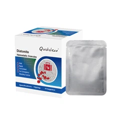 Gránulos hemostáticos de diatomita