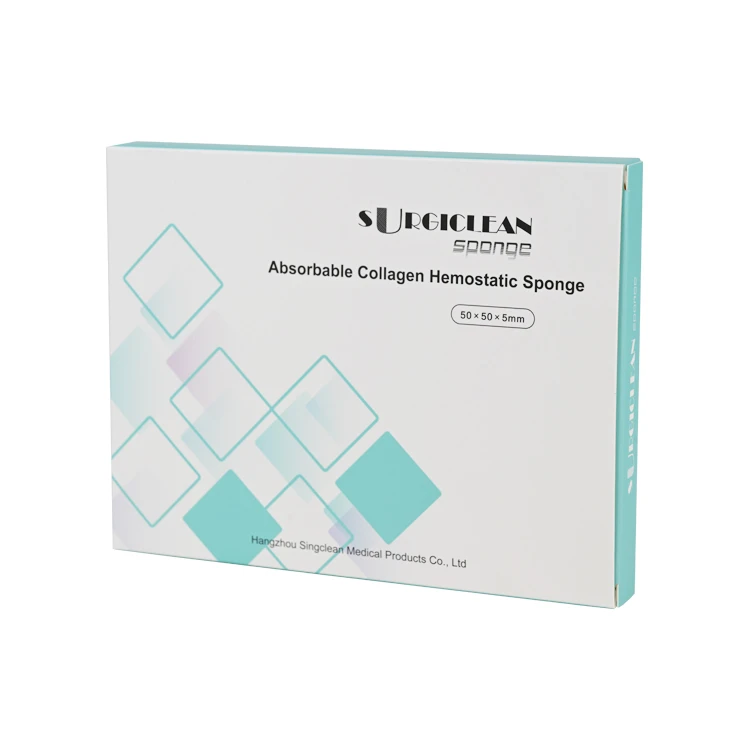 Hemostato absorbible con esponja